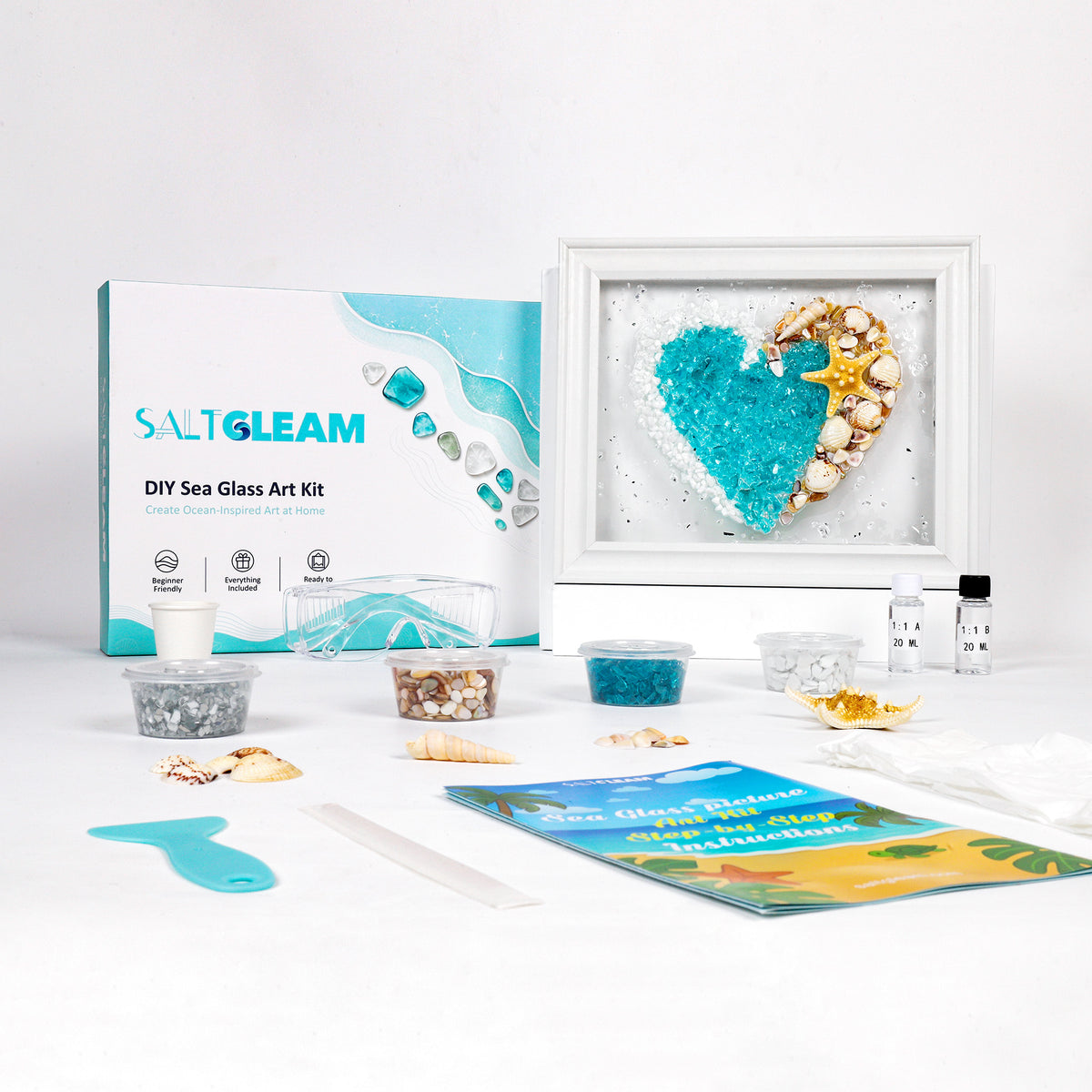 Heart of the Coast Sea Glass Art Kit