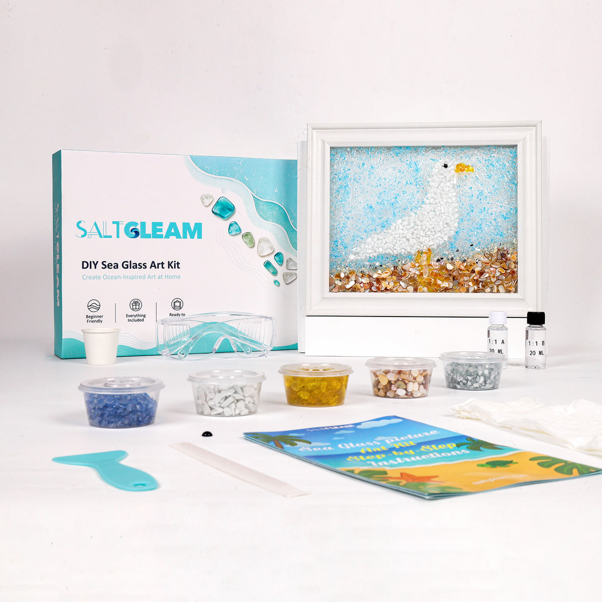 Seagull Sea Glass Art Kit