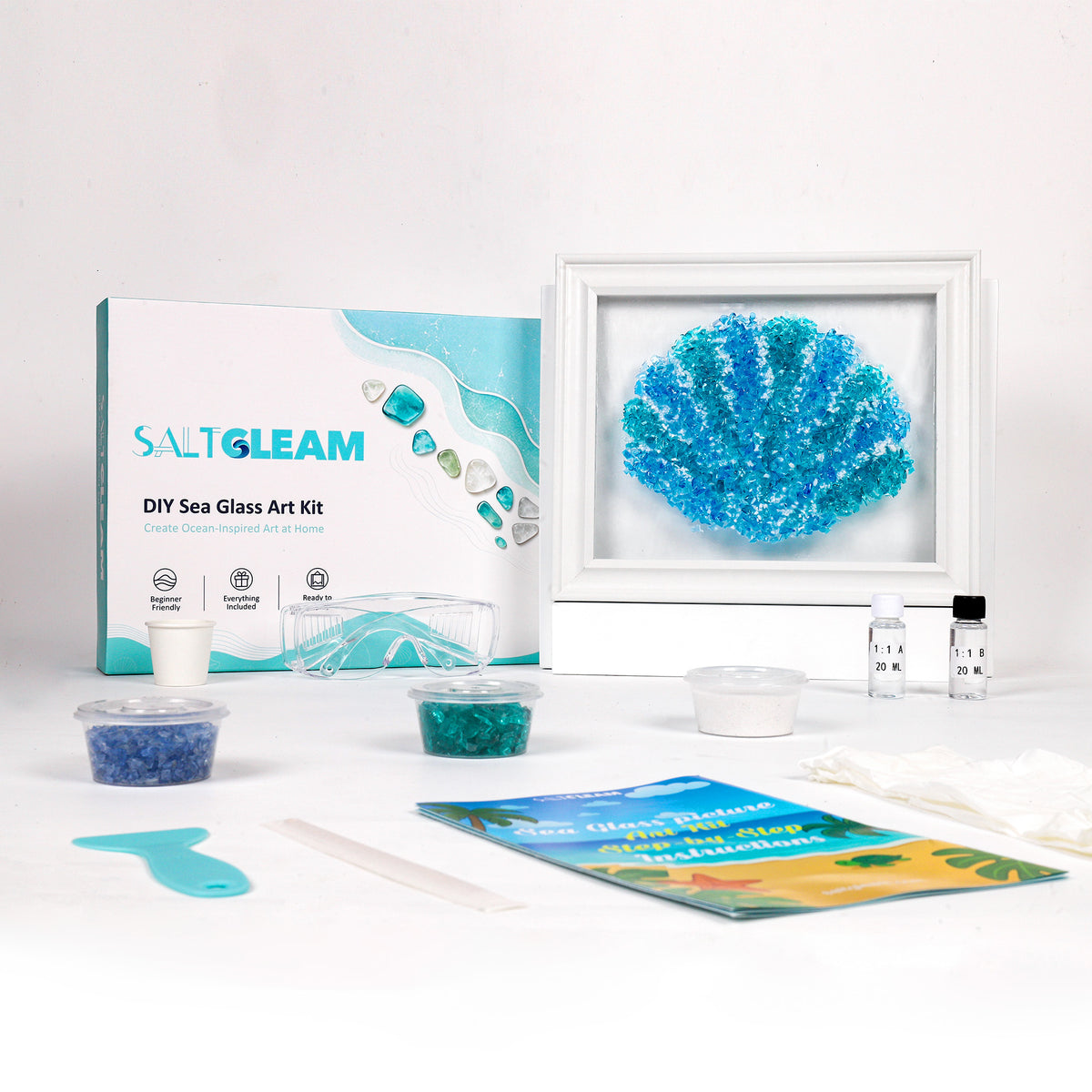 Seashell Sea Glass Art Kit
