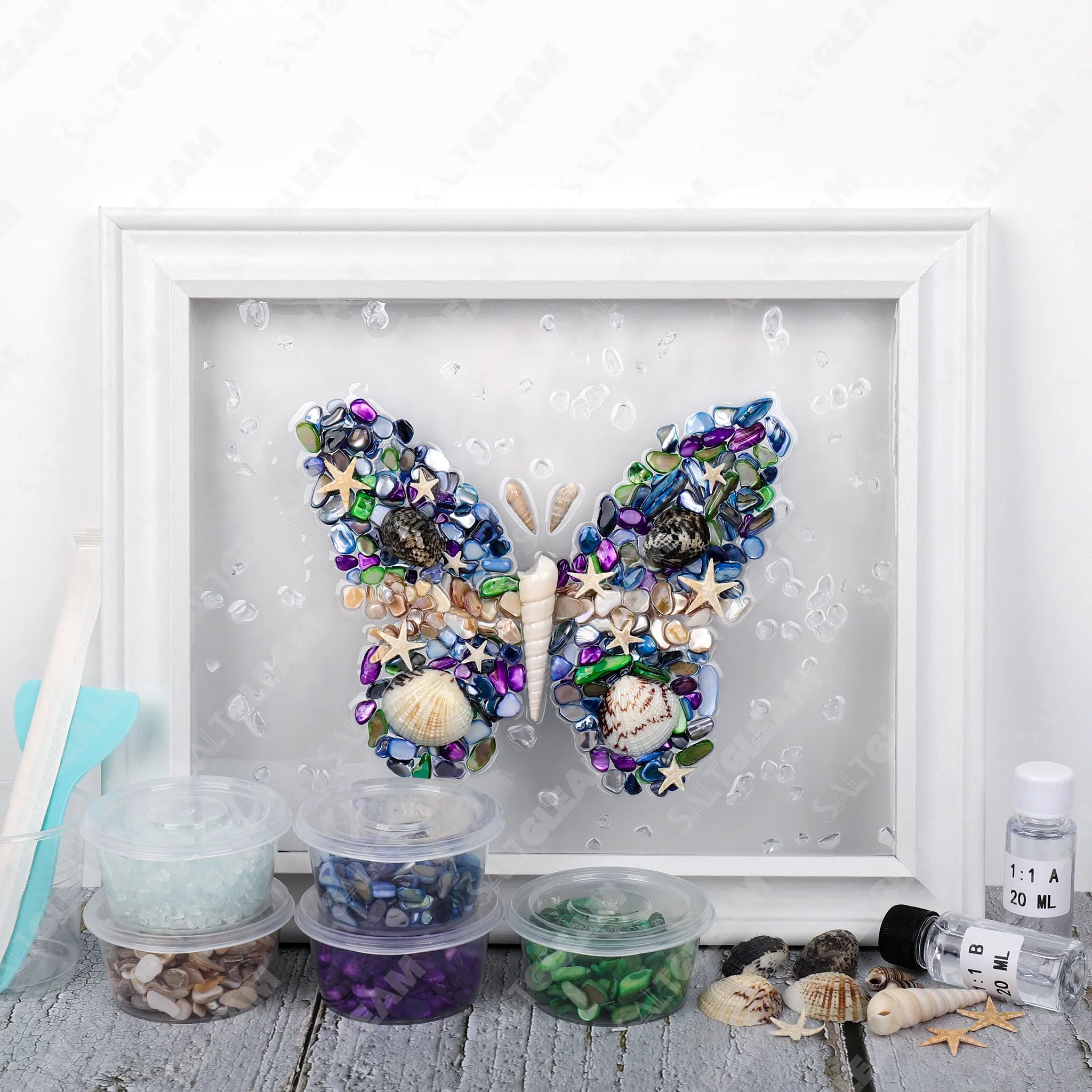 Butterfly Sea Glass Art Kit