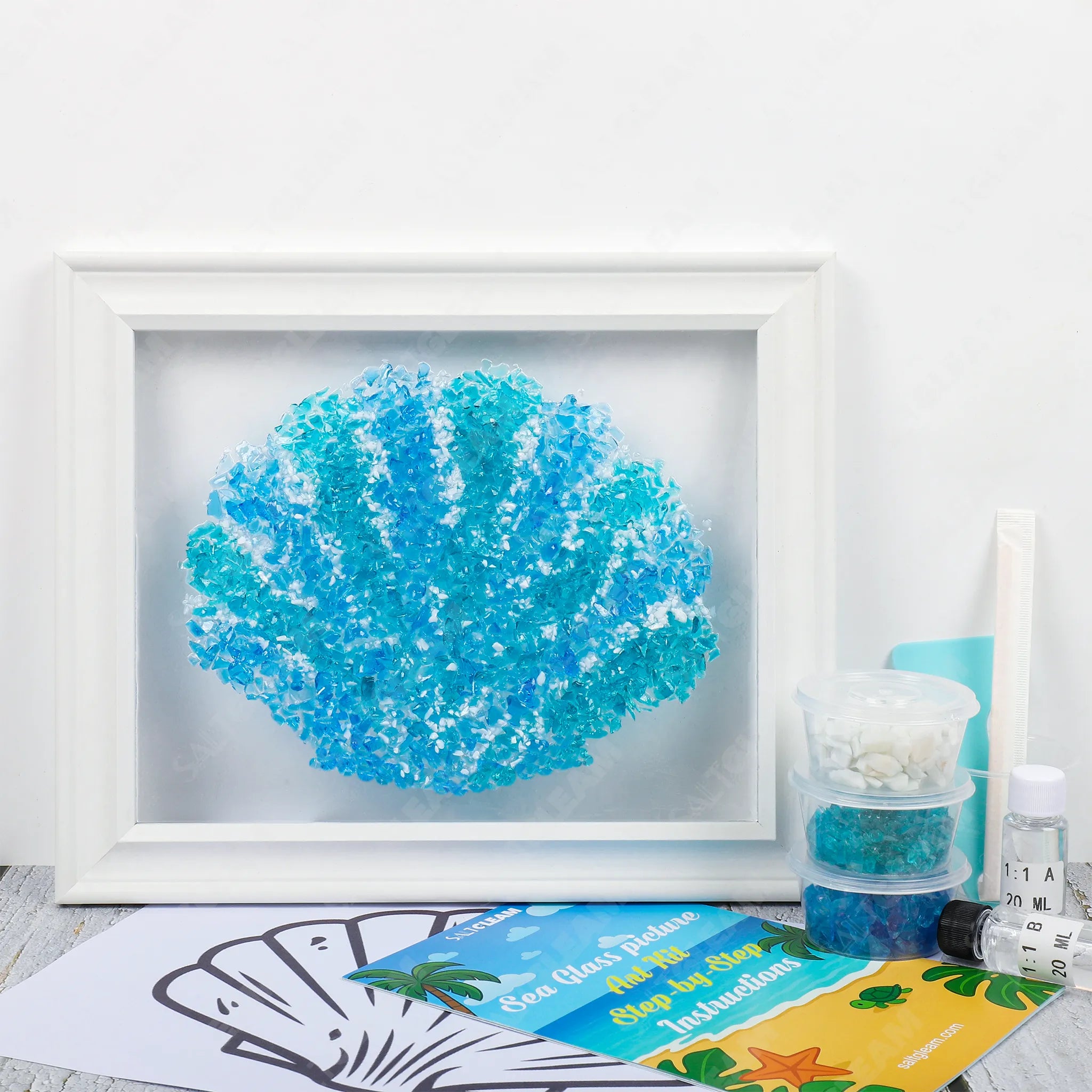 Seashell Sea Glass Art Kit