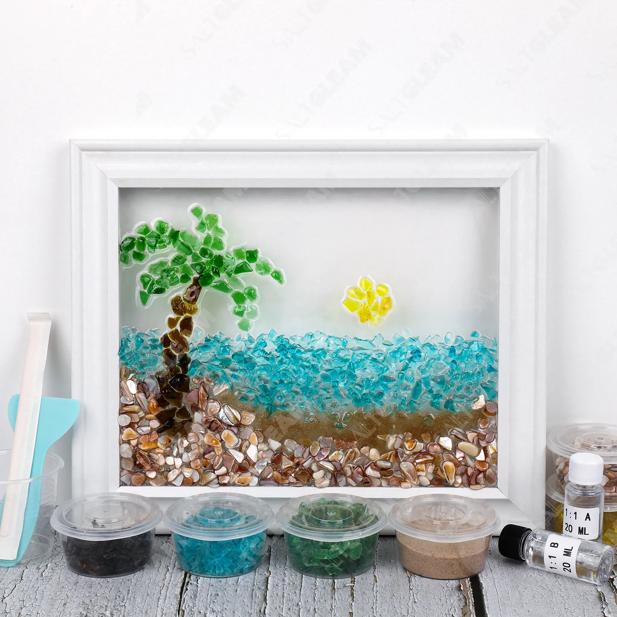 Seaside Sunrise Sea Glass Art Kit